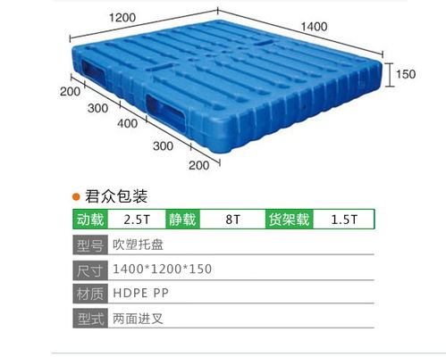 青岛吹塑托盘定制 青岛吹塑托盘 君众包装